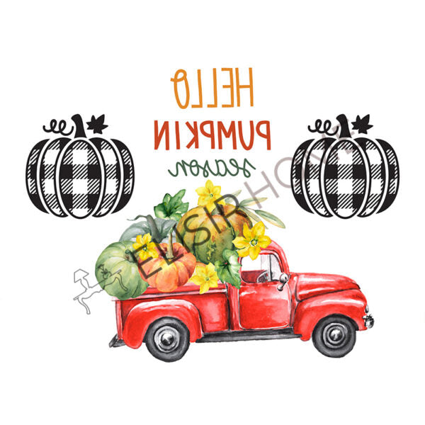 Stampa Trasferibile “AUTUNNO, PUMPKIN SEASON” 28×40 cm