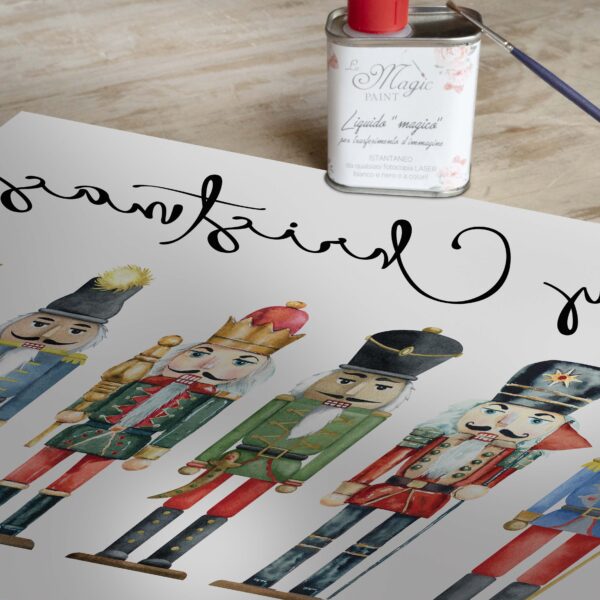 Stampa Trasferibile "NATALE, Schiaccianoci" 28x40 cm