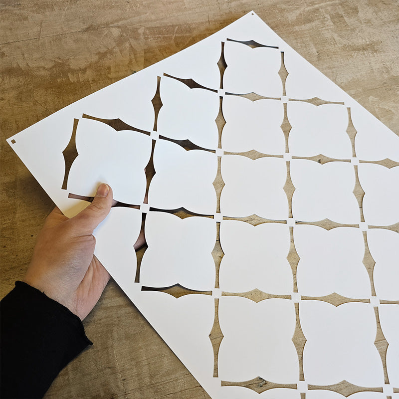 Pochoir « Fleurs des champs », Peinture Magique, réutilisable, 30×42 cm