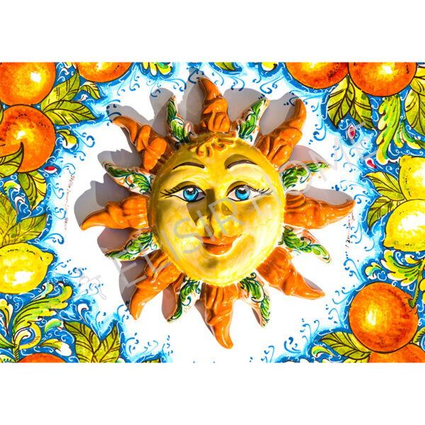 Stampa Trasferibile "SICILY TIME, SUN" 28x40 cm