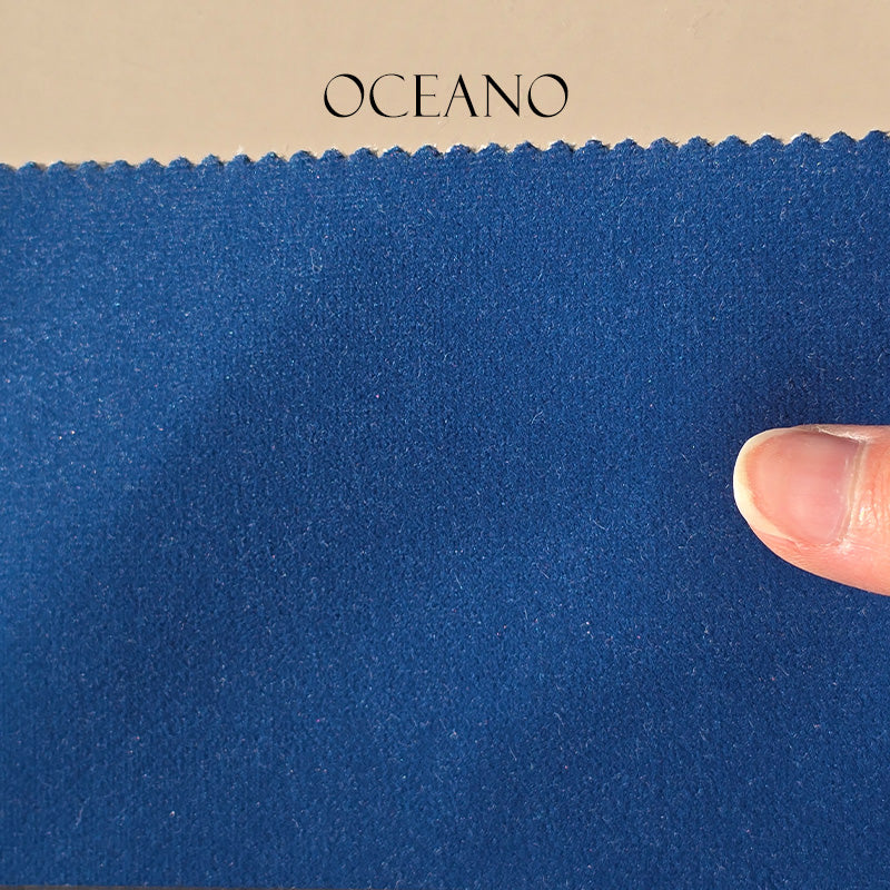 Tessuto Velluto "Toni Blu" Idrorepellente - Ignifugo Certificato