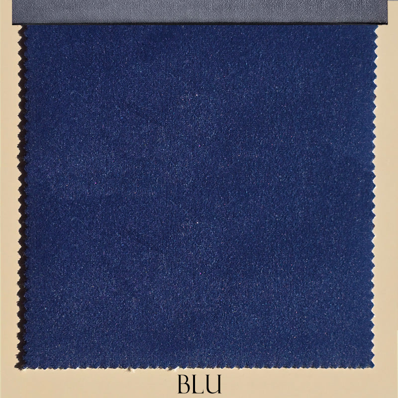Tessuto Velluto "Toni Blu" Idrorepellente - Ignifugo Certificato