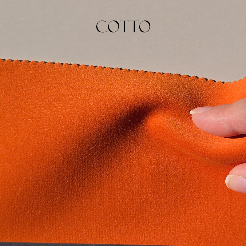 Tessuto Velluto "Toni Gialli & Arancio" Idrorepellente - Ignifugo Certificato
