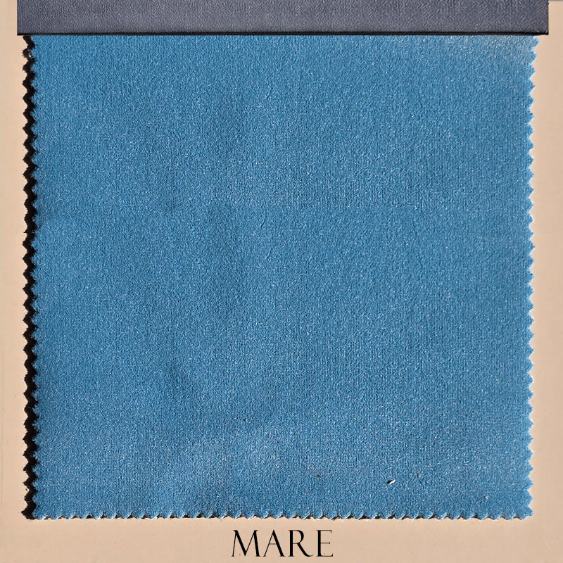 Tessuto Velluto "Toni Blu" Idrorepellente - Ignifugo Certificato