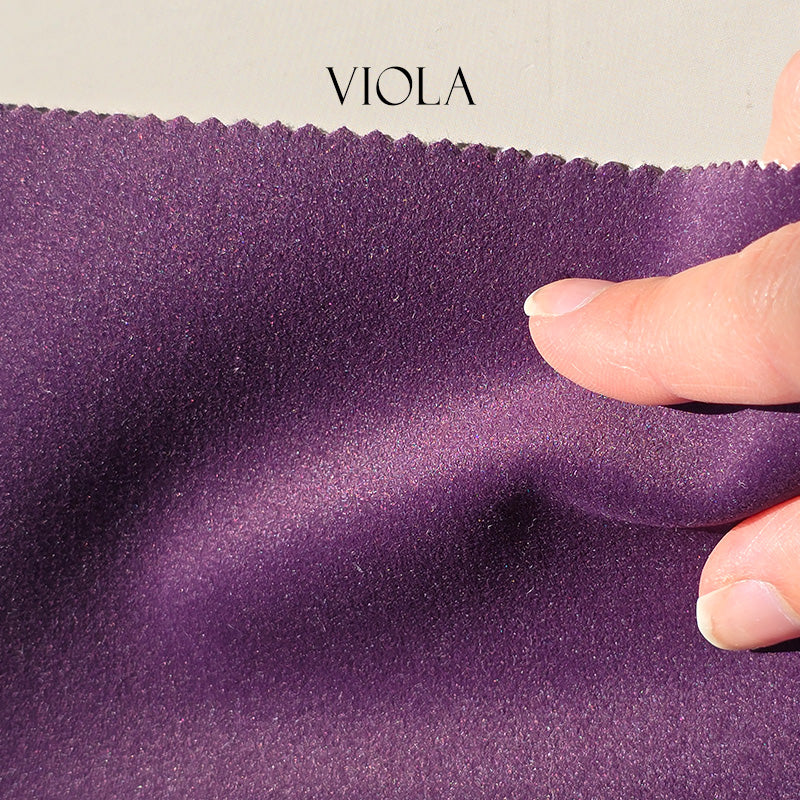Tessuto Velluto "Toni Rosa & Viola" Idrorepellente - Ignifugo Certificato