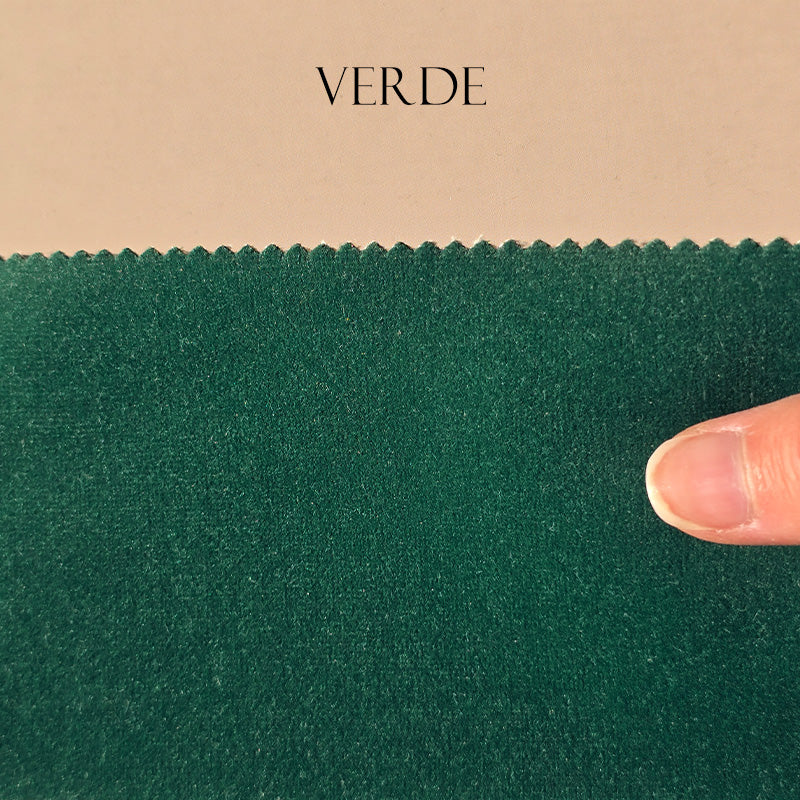 Tessuto Velluto "Toni Verdi" Idrorepellente - Ignifugo Certificato