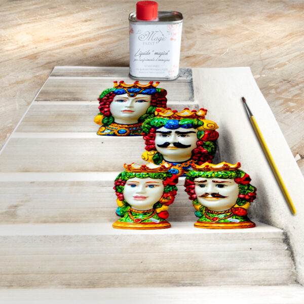 Stampa Trasferibile "SICILY TIME, TESTE DI MORO" 28x40 cm