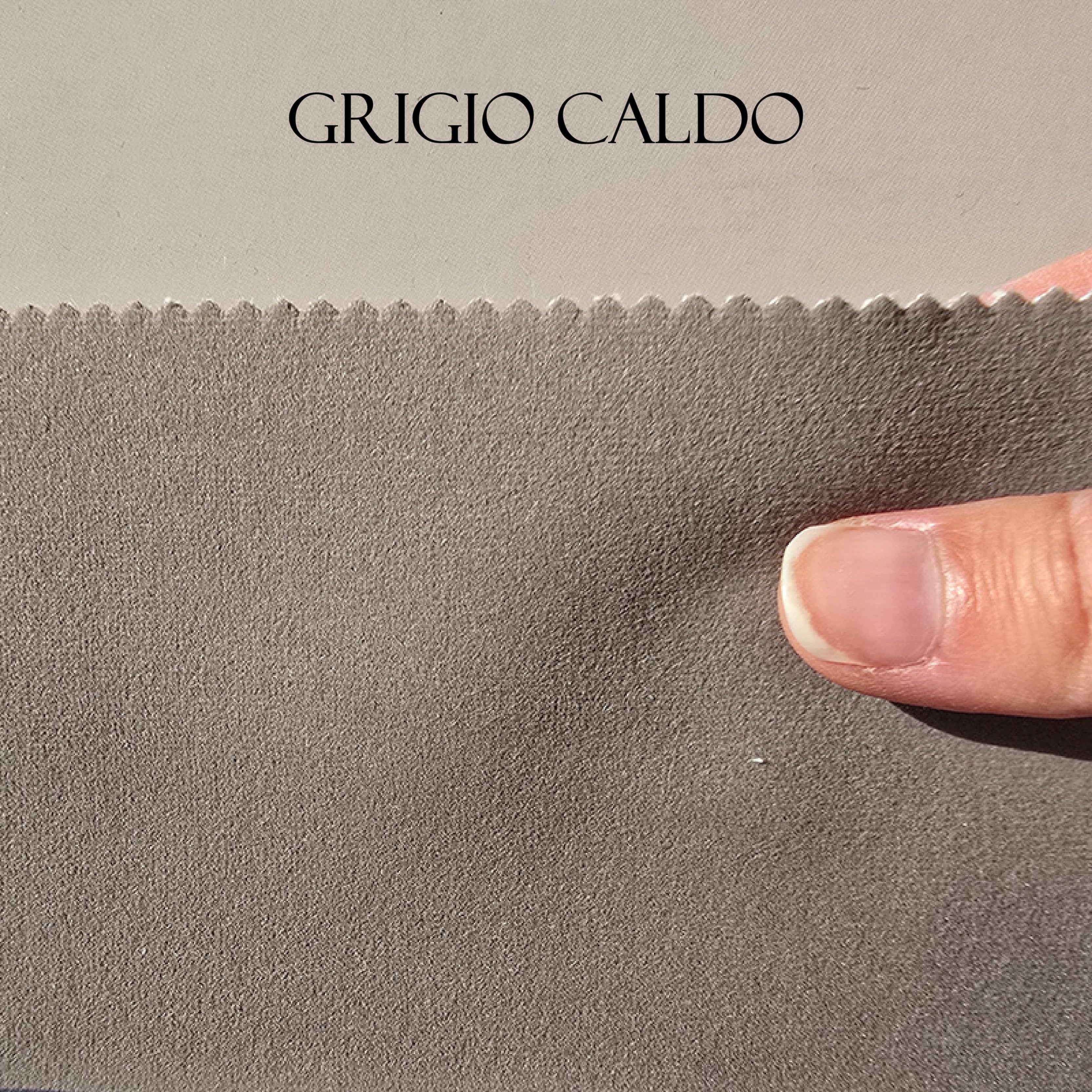 Tessuto Velluto "Toni Grigi" Idrorepellente - Ignifugo Certificato