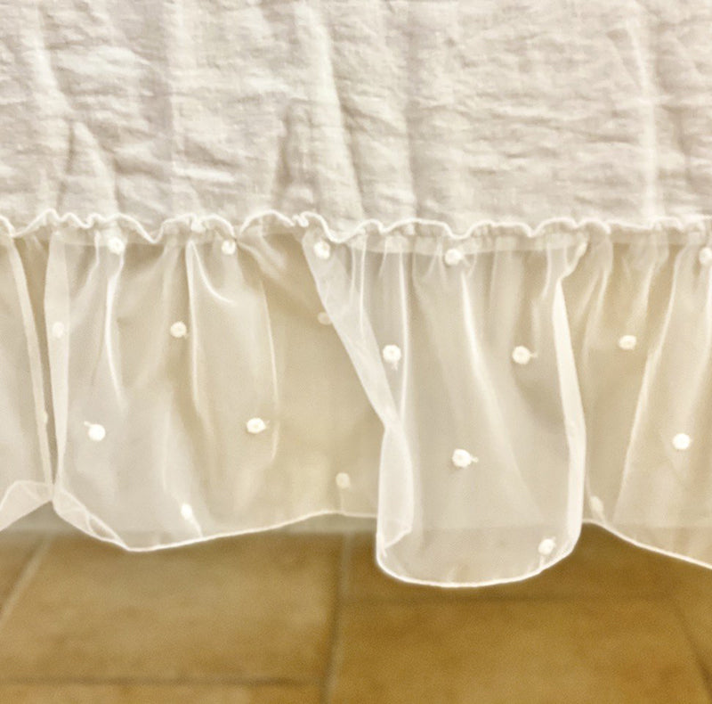 Tovaglia "Très Beau - Panna con Pizzo", 120x200