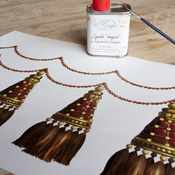 Stampa Trasferibile "FANTASIA, NAPPINE" 28x40 cm