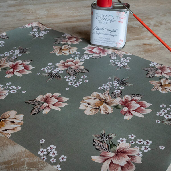 Stampa Trasferibile "FLORA & FAUNA, PEONIE" 28X40 cm