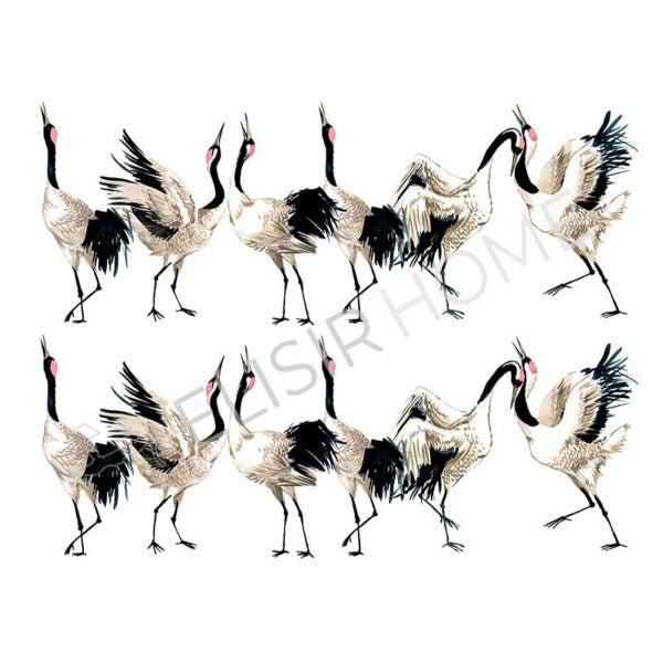 Stampa Trasferibile "PRIMAVERA, BIRDS DANCE" 28X40 cm