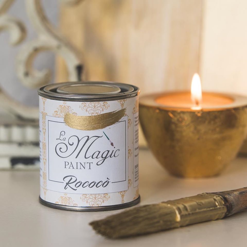Come si utilizzano i colori metallici Magic Paint (rococò-arabesque-silver charme)?