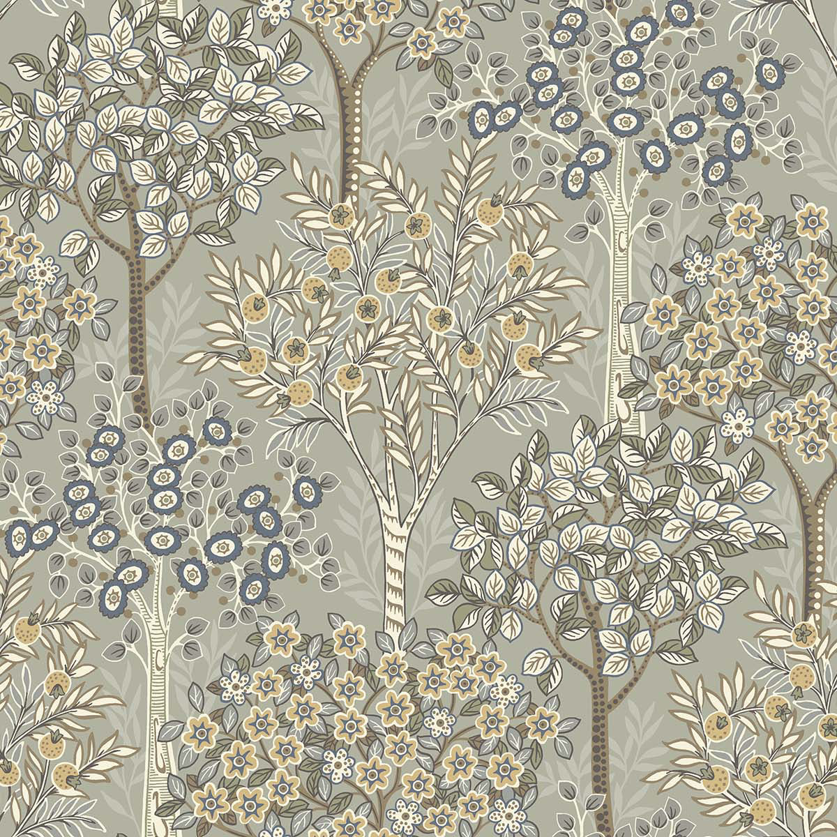 Carta da parati "Grove Beige" - WALLQUEST | MULBERRY TREE
