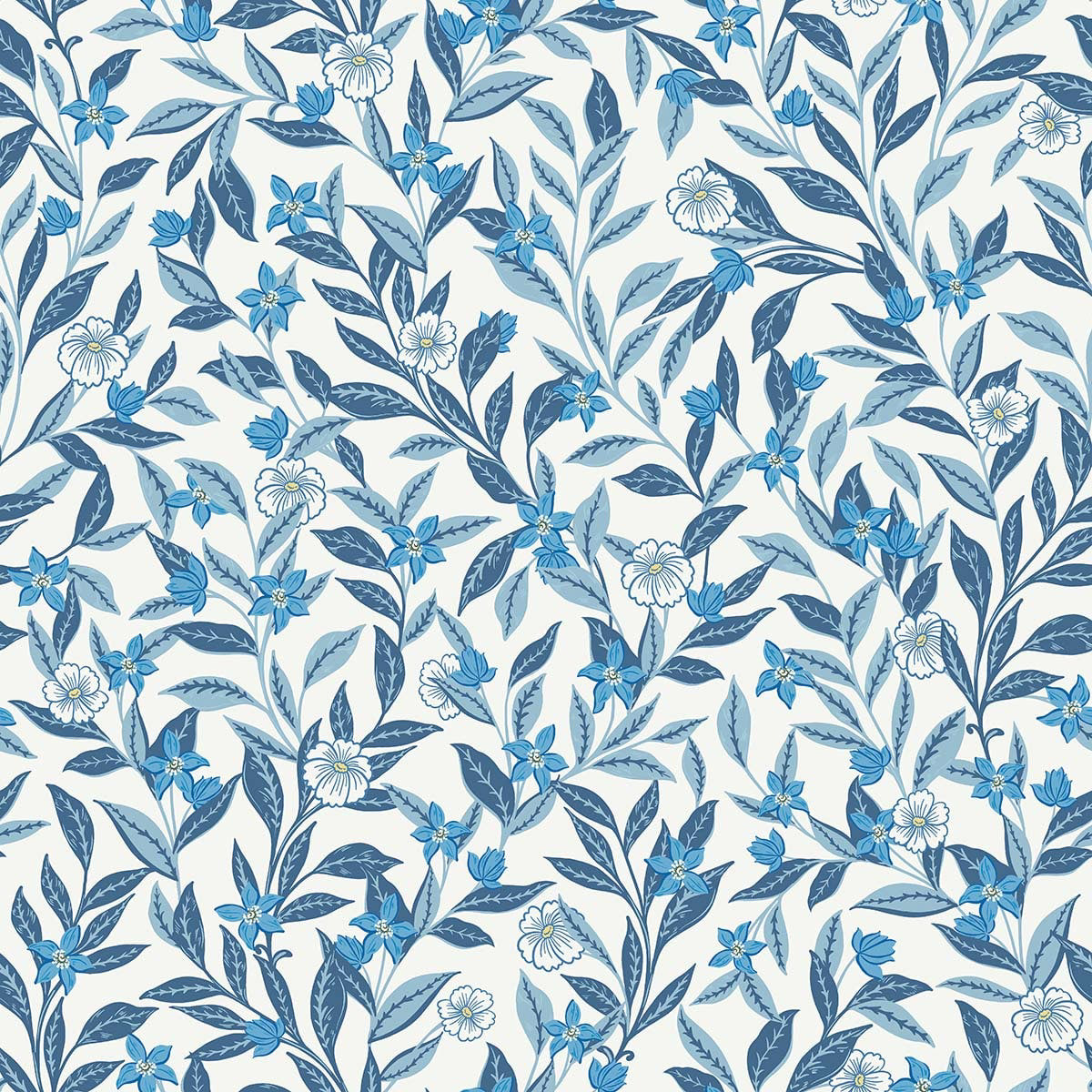 Carta da parati " Wakehurst Azzurro" - WALLQUEST | MULBERRY TREE