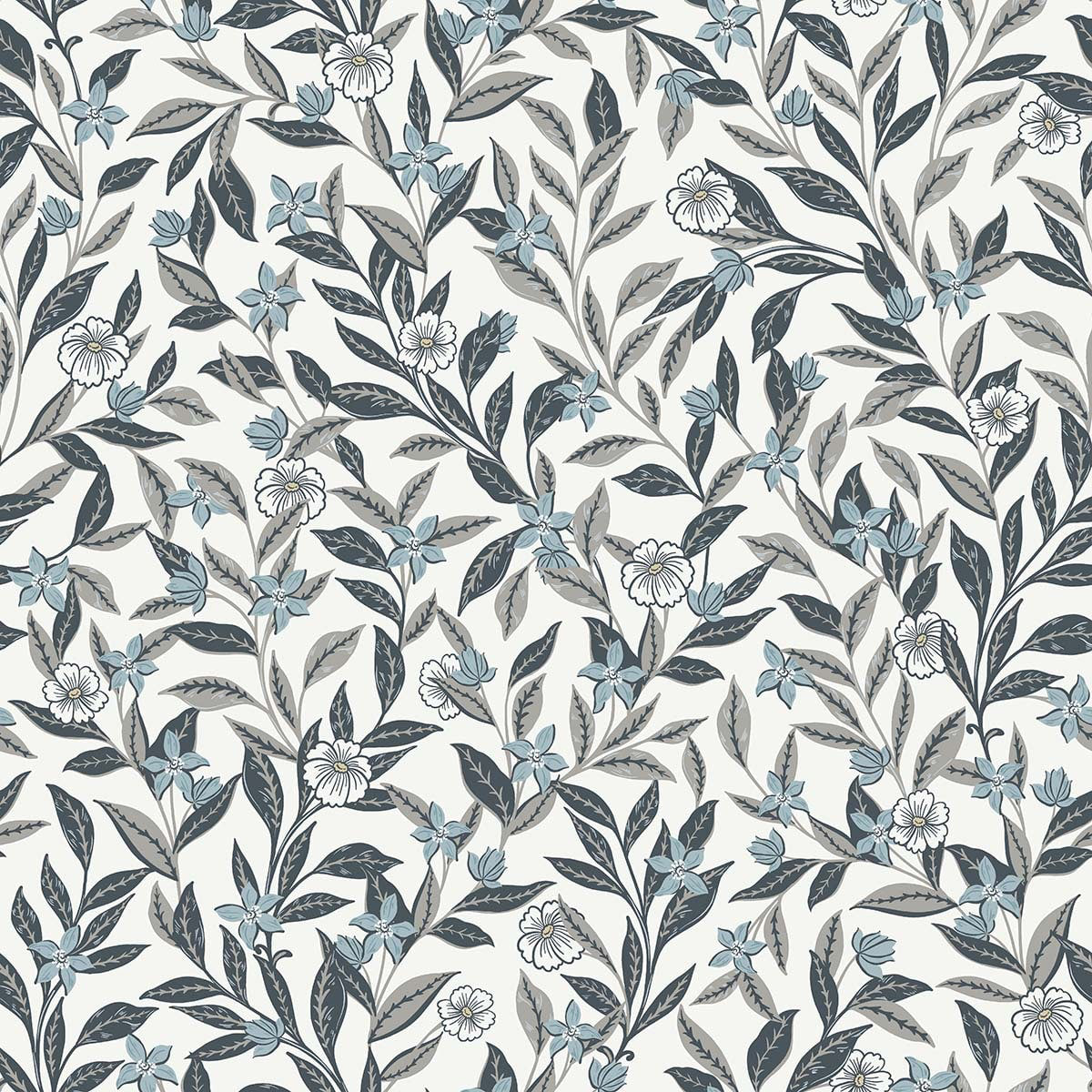 Carta da parati " Wakehurst Grigio" - WALLQUEST | MULBERRY TREE