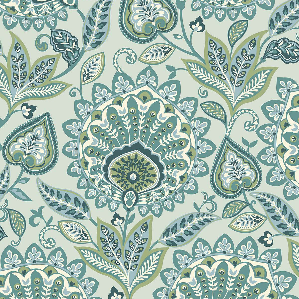 Carta da parati "Sheffield Verde" - WALLQUEST | MULBERRY TREE