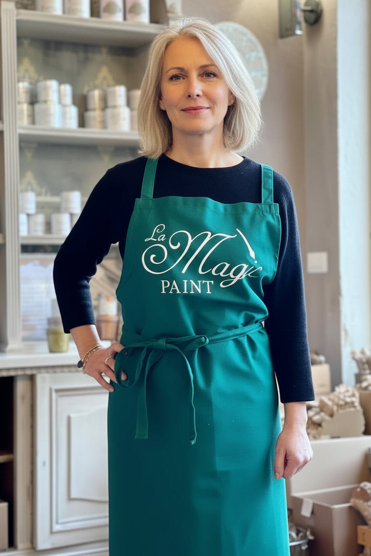 Tablier Magique Peinture Émeraude