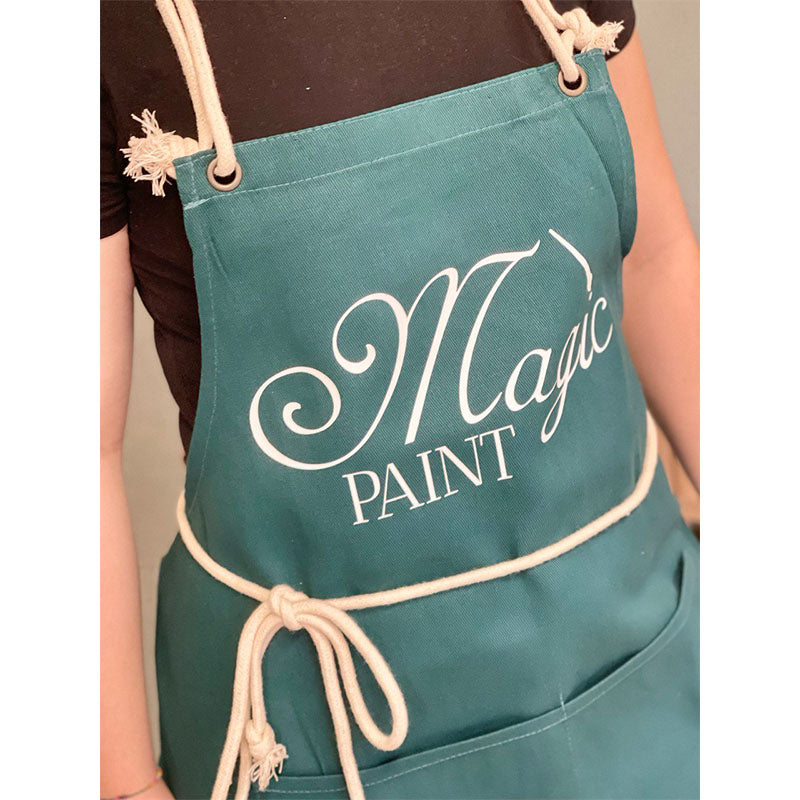 Grembiule Magic Paint Corda - Blu petrolio