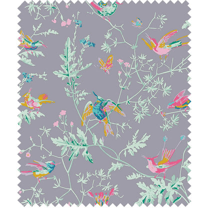 TESSUTO "Hummingbirds Periwinkle" - Selection of Hummingbirds - Cole & Son