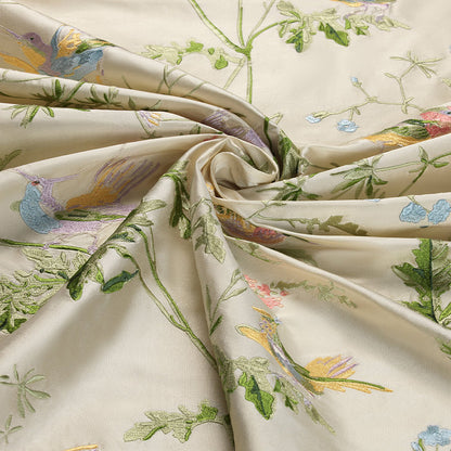 TESSUTO "Hummingbirds 100% Silk Bright Multi" - The Contemporary - Cole & Son