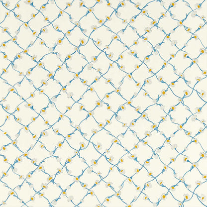 Carta da Parati “DAISY TRELLIS LAPIS/PEARL” | HARLEQUIN