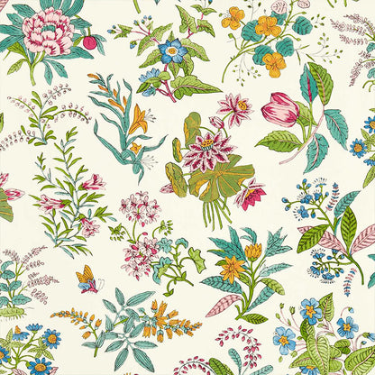 Carta da Parati “WOODLAND FLORAL PERIDOT/RUBY/PEARL” | HARLEQUIN