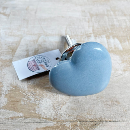 Pomello in Ceramica "Grey Heart"
