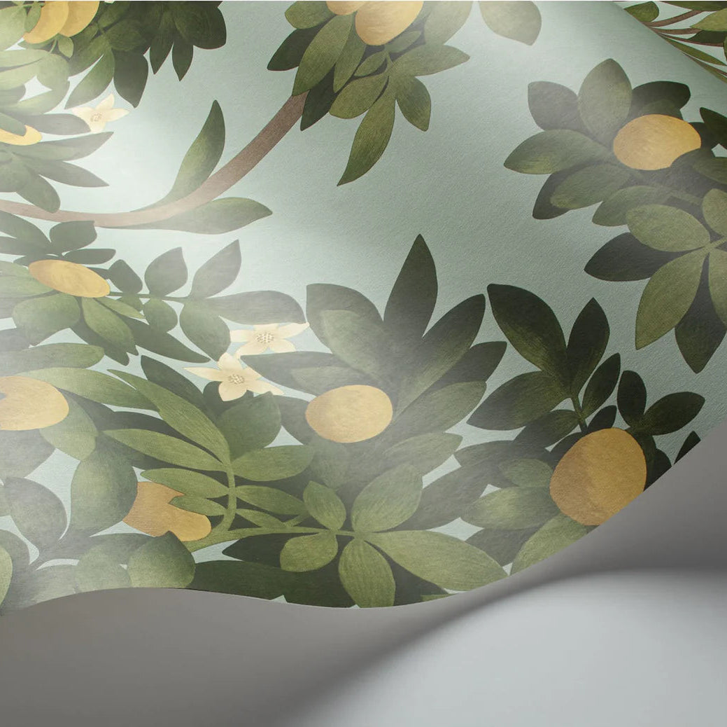 Tapete „Orangenblüte grün und gelb“ | COLE & SON