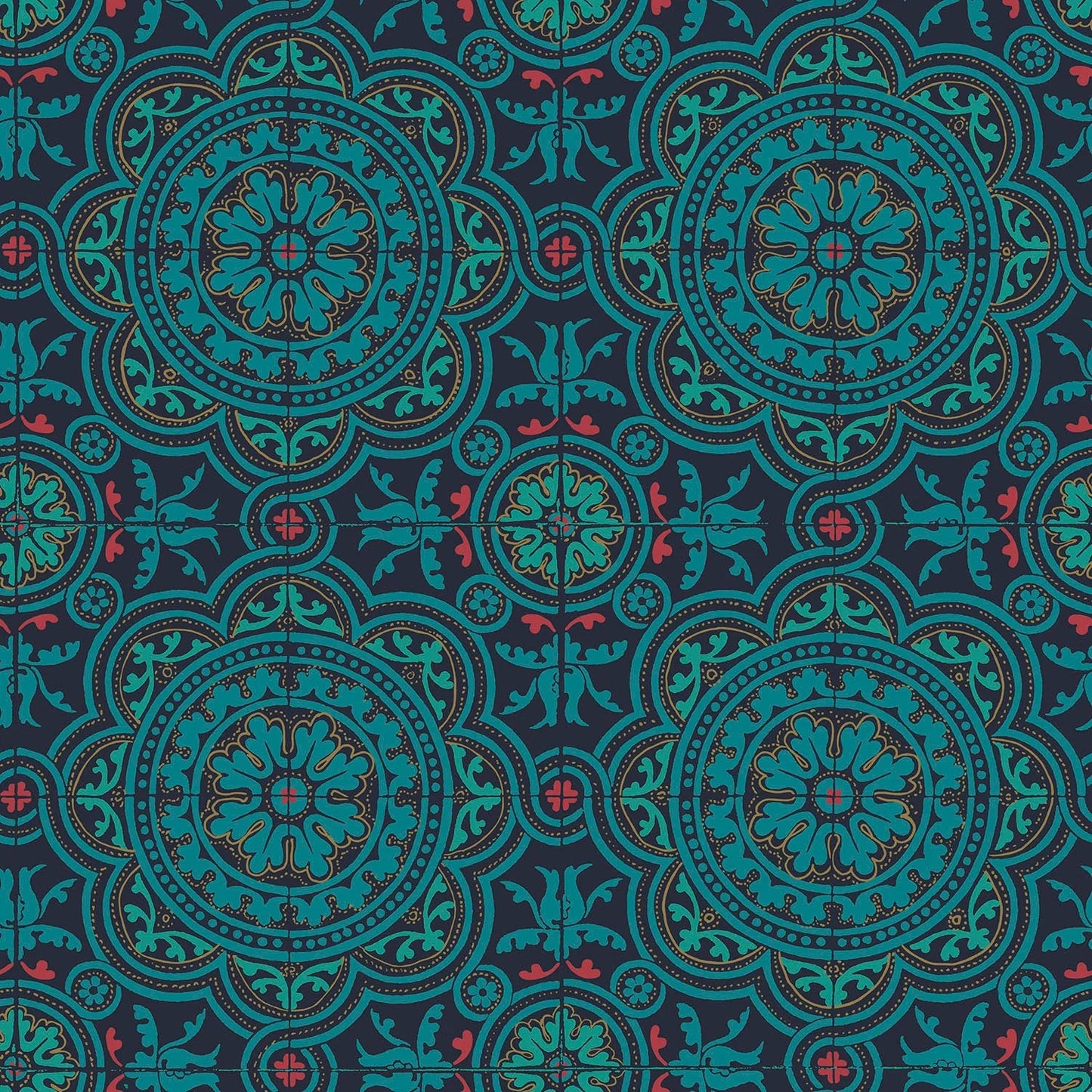 Tapete „Piccadilly Sevilla Blau“ | COLE & SON