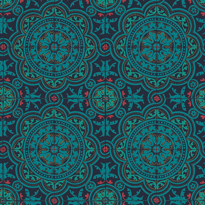 Tapete „Piccadilly Sevilla Blau“ | COLE & SON