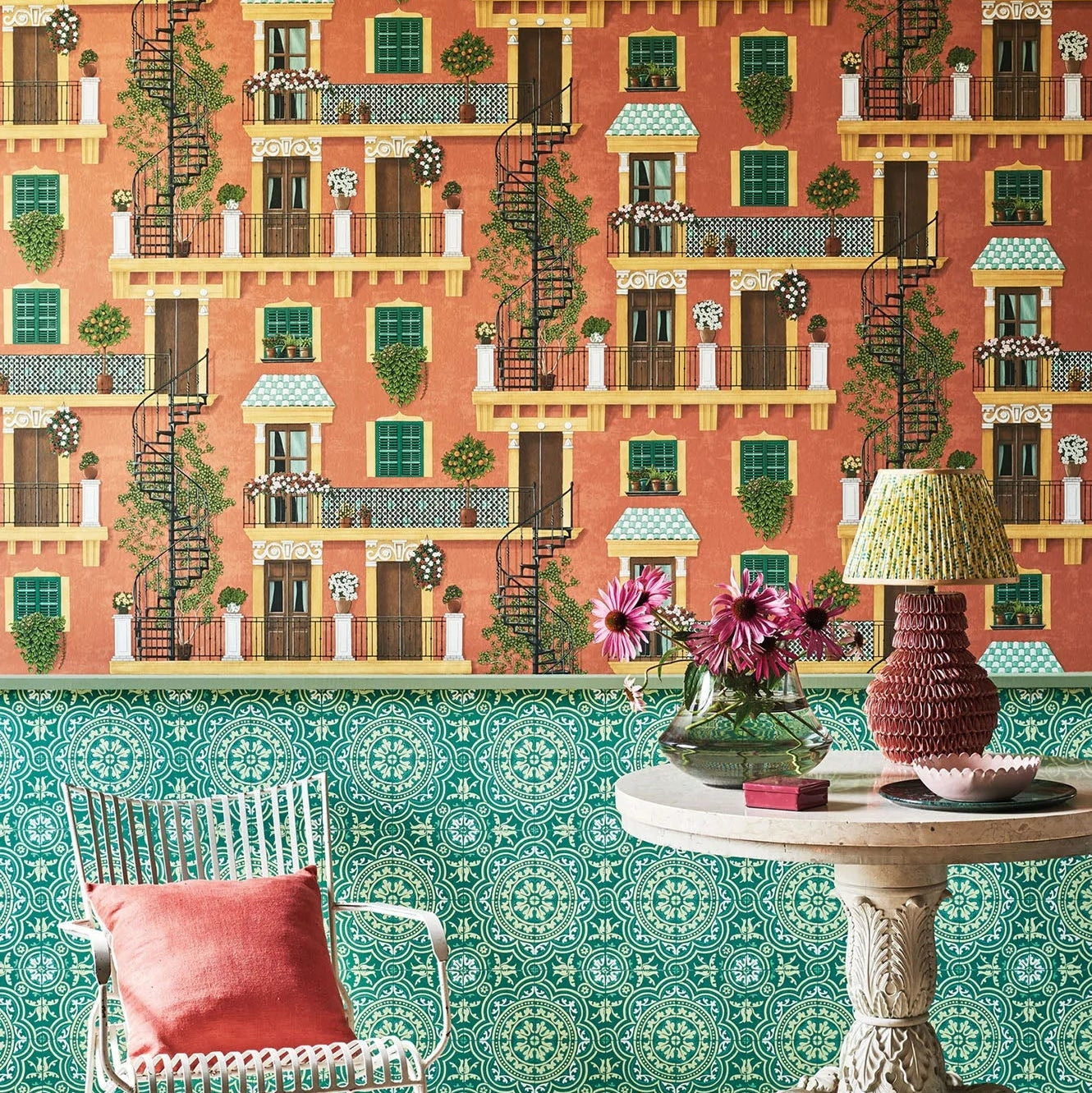 Tapete „Piccadilly Sevilla grün“ | COLE & SON