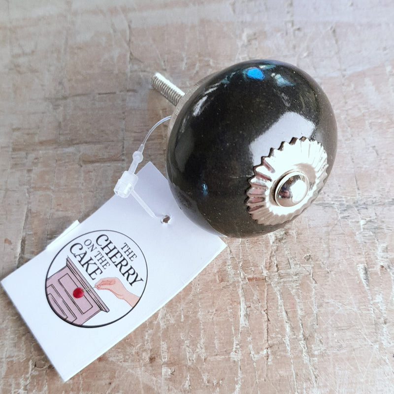 Pomello in ceramica “Black Eyes"