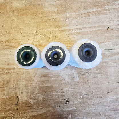 Ricarica Rullo Grande "Ce l'ho Lungo" In Microfibra Bianca 14mm