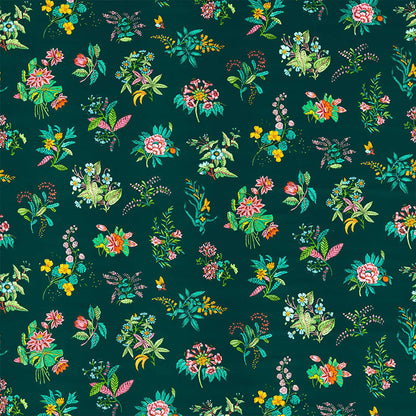 Tessuto “WOODLAND FLORAL JADE/MALACHITE/ROSE QUARTZ” | HARLEQUIN