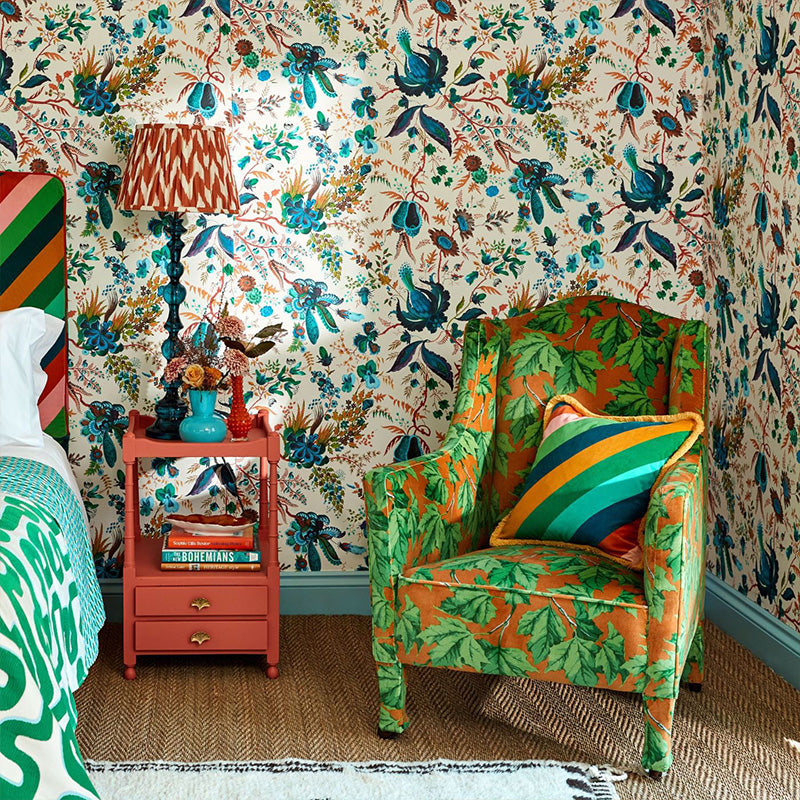 TESSUTO "DAPPLED LEAF EMERALD/AMBER" - HARLEQUIN