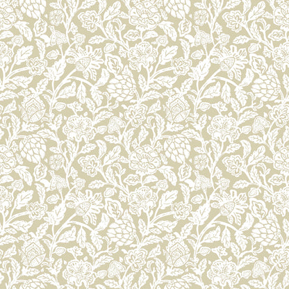 Carta da parati "Artichoke Fantasy Beige" a metraggio o rotolo