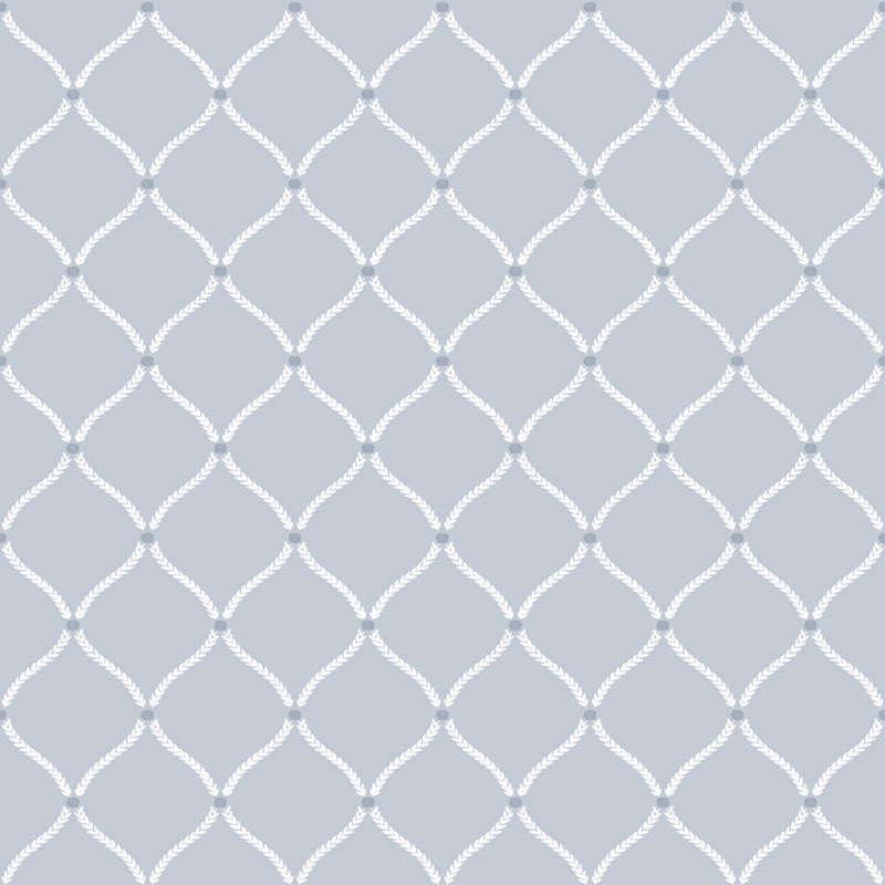 Carta da parati "Ulivo Trapuntato Celeste" a metraggio o rotolo