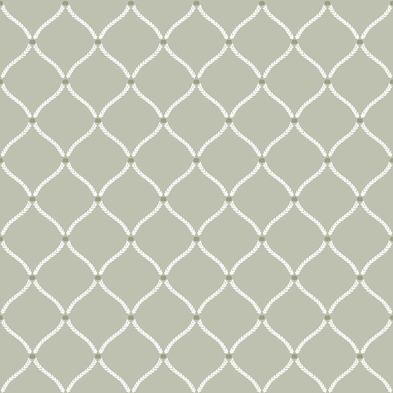 Carta da parati "Ulivo Trapuntato Verde" a metraggio o rotolo