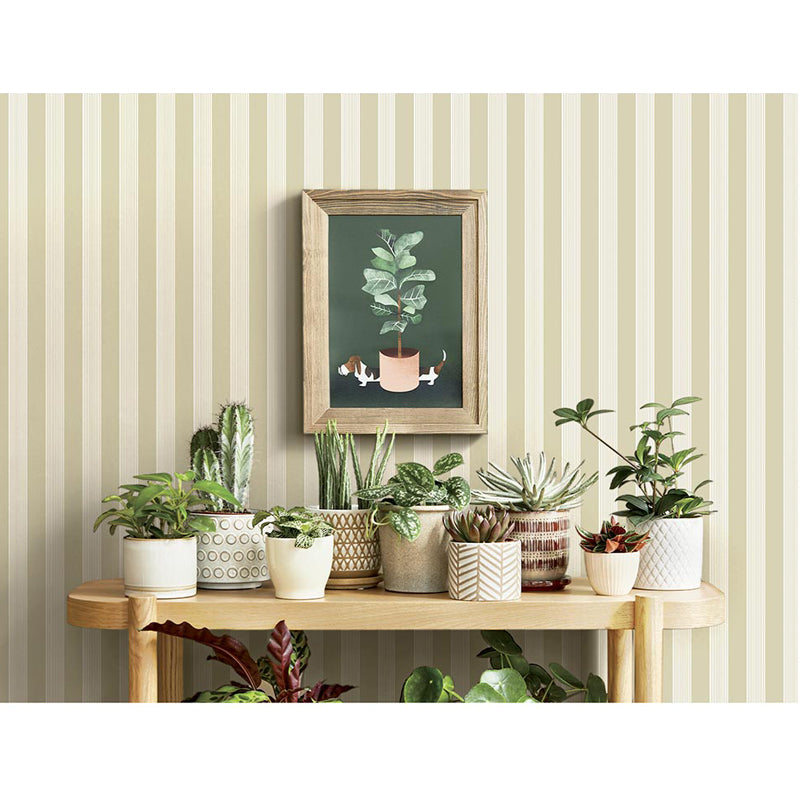 Carta da parati "Stripes on Music Yellow" a metraggio o rotolo