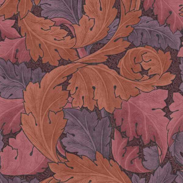 Carta da Parati "Acanthus Plum" Morris at home