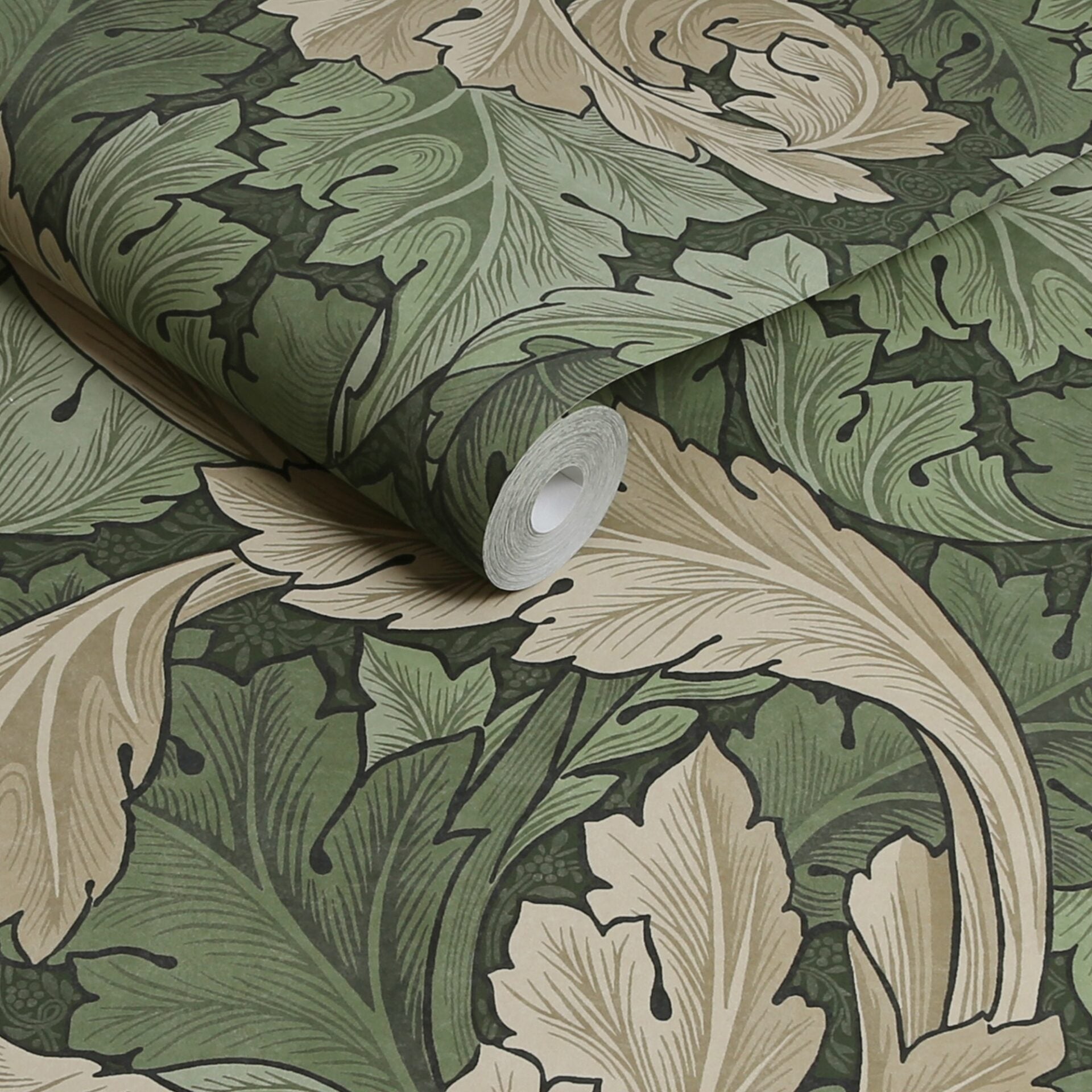 Carta da Parati "Acanthus Green" Morris at home