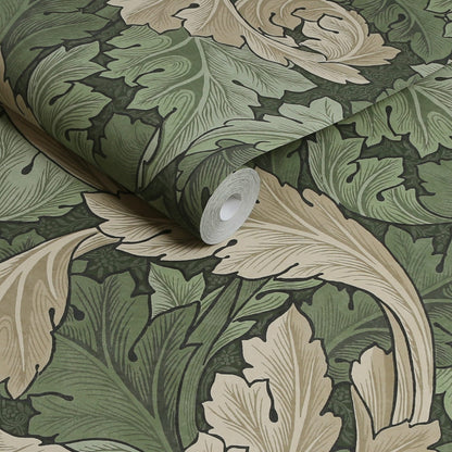 Carta da Parati "Acanthus Green" Morris at home