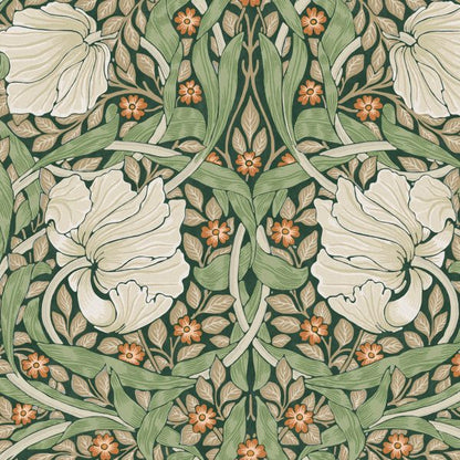Carta da Parati "Pimpernel Green" Morris at home