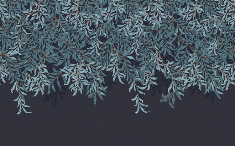 Carta da parati "Willow Bough Mural blu scuro" - Morris at home