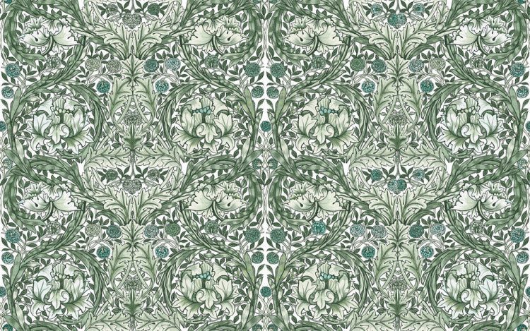 Carta da parati "African Marigold Verde" - Morris at home