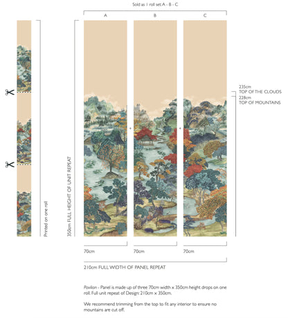 Carta da parati "Pavilion" - YOKU | COLE&SON