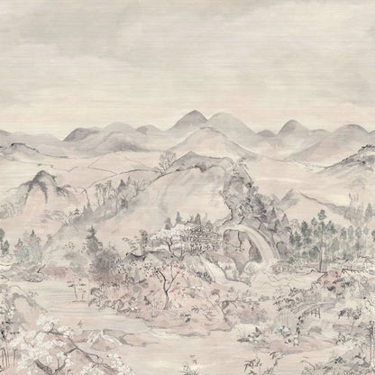 Carta da parati "Japanese Chinoiserie - luxury in paglia naturale" - YOKU | COLE&SON
