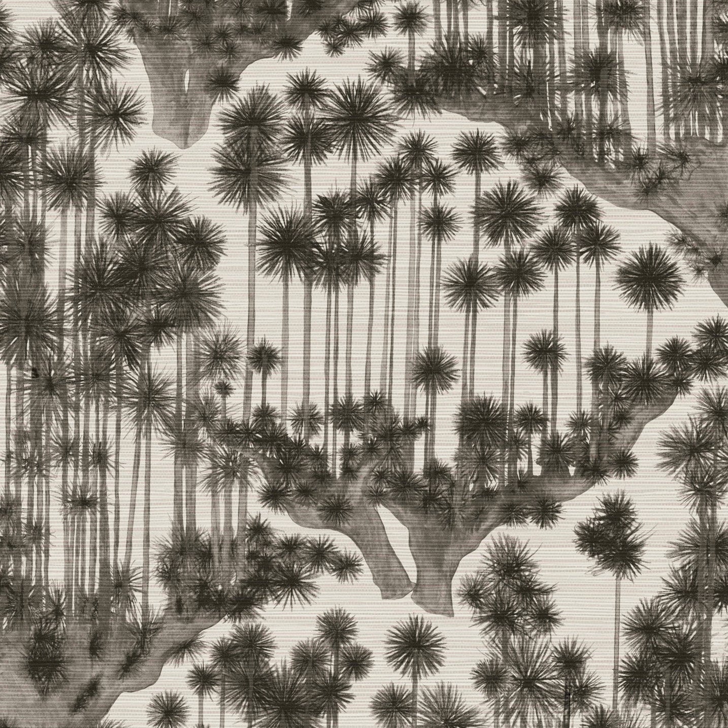 Carta da parati "Japanese Woods Luxury nero" - YOKU | COLE&SON