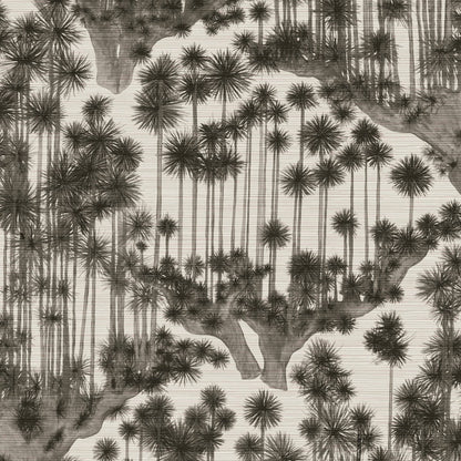 Carta da parati "Japanese Woods Luxury nero" - YOKU | COLE&SON